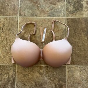Skims Ultimate Collection Pushup Plunge Bra Clay Size 36DD